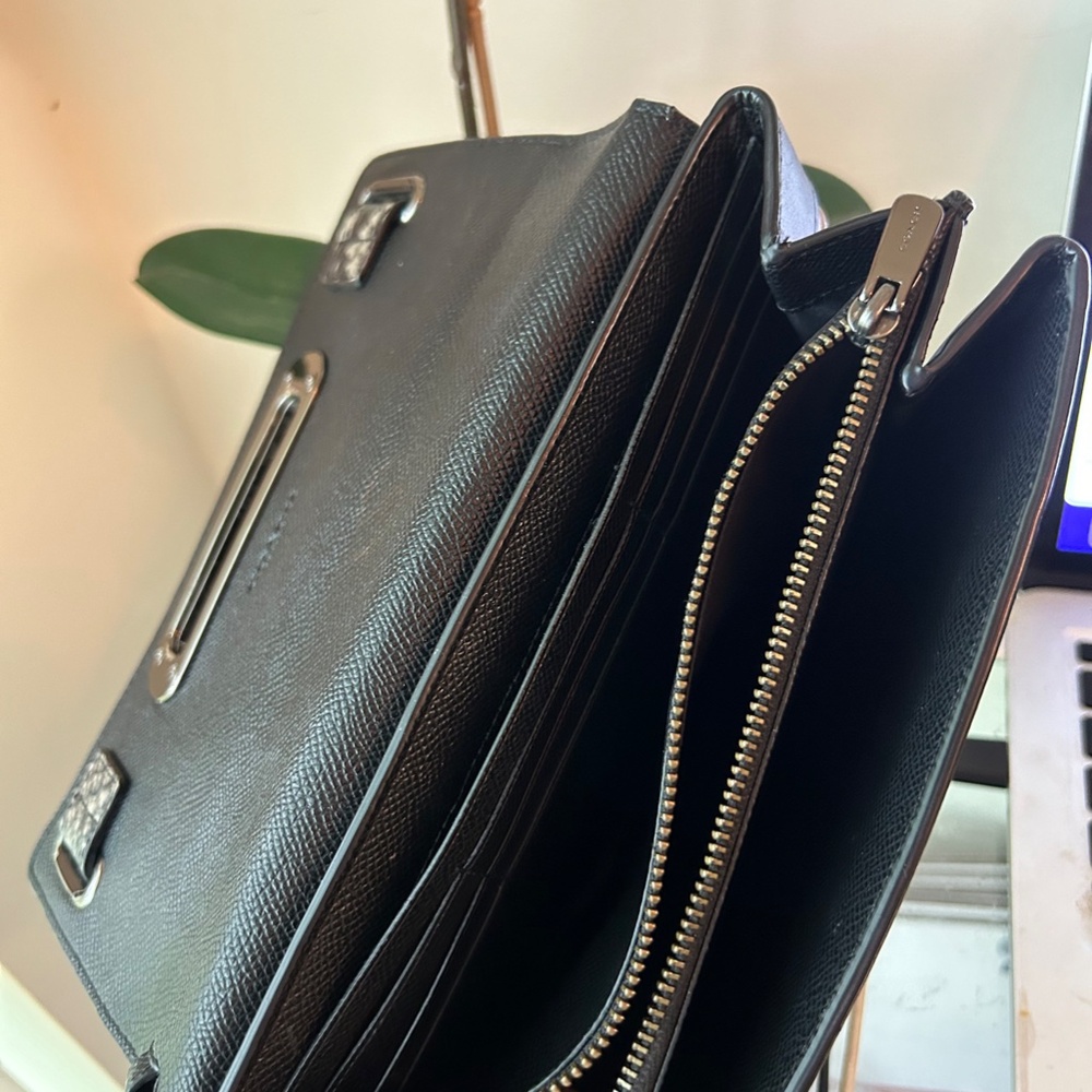 Authentic Coach Faux Snakeskin Python Wristlet Wi… - image 7